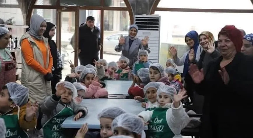 Yerli Malı Haftasında minik eller, HAZEK’te maharetlerini gösterdi