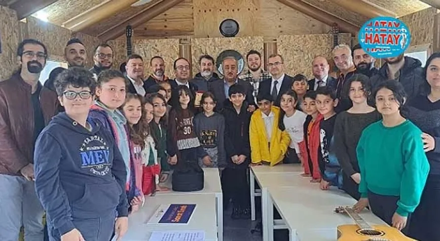 YEŞİLPINAR ORTAOKULUNA SANAT SINIFI AÇILDI