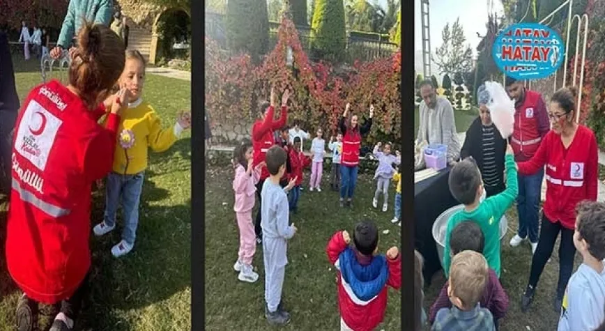 YETİM ÇOCUKLARA UNUTULAMAYACAK GÜN YAŞATTILAR