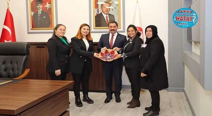 YILIN ÖDÜLLÜ KADIN GİRİŞİMCİLERİ HATAY VALİSİNİ ZİYARET ETTİ