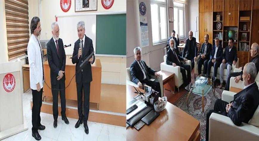 YILLAR SONRA MEZUN OLDUĞU LİSEDEYDİ..