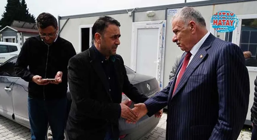 YILMAZ PERSONELLERİNE  VEDA ETTİ