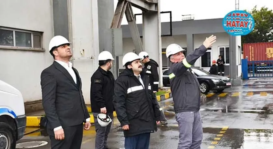 YILMAZ SANAYİ TESİSLERİNİ ZİYARET ETTİ