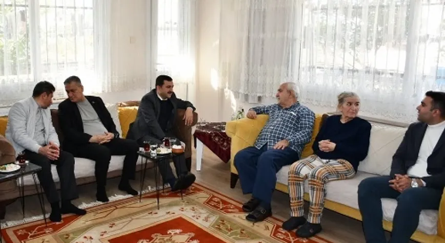 YILMAZ VE GÜL’DEN ŞEHİT AİLESİNE ZİYARET