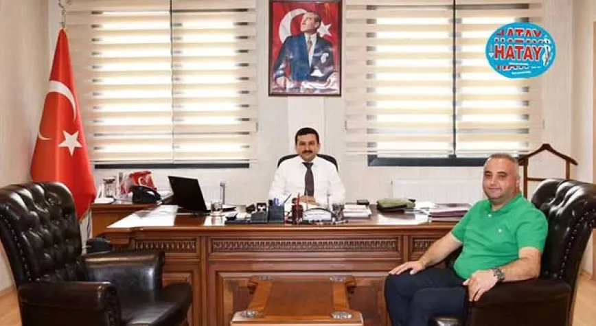 YILMAZ’A NEZAKET ZİYARETİ