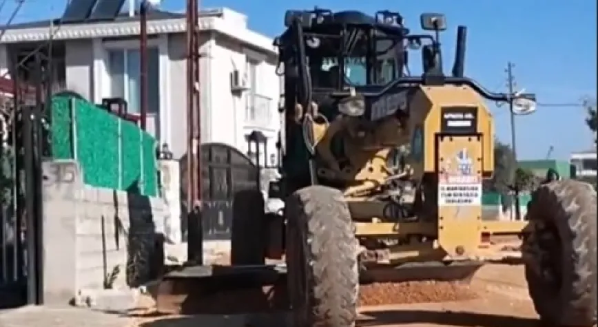 Yol çalışmaları devam ediyor