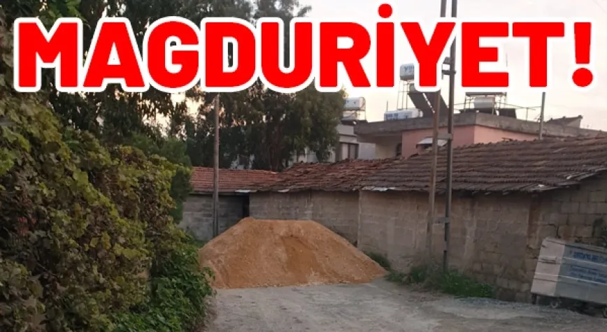 Yol kapatılınca vatandaş mağdur oldu