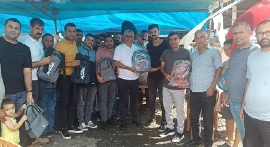 YOLBULAN EMEKÇİLERİNE KIRTASİYE DESTEĞİ