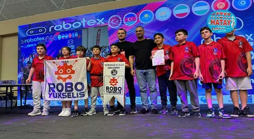 YÜKSELİŞ KOLEJİ ROBO-YÜK TAKIMI'NIN BAŞARISI