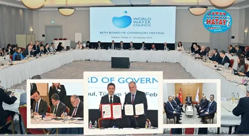 YUMAKLI, DÜNYA SU KONSEYİ GUVERNÖRLER TOPLANTISI'NDA KONUŞTU