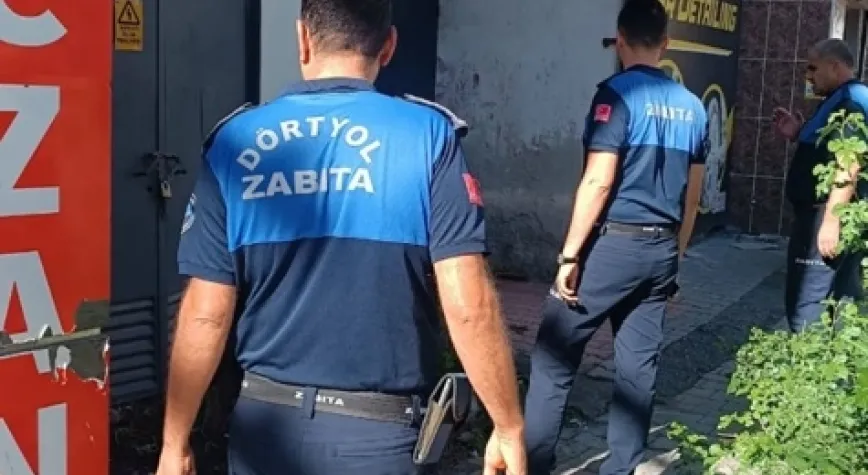Zabıta ekipleri temizlik denetiminde