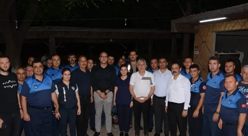 Zabıtalar yemekte buluştu!