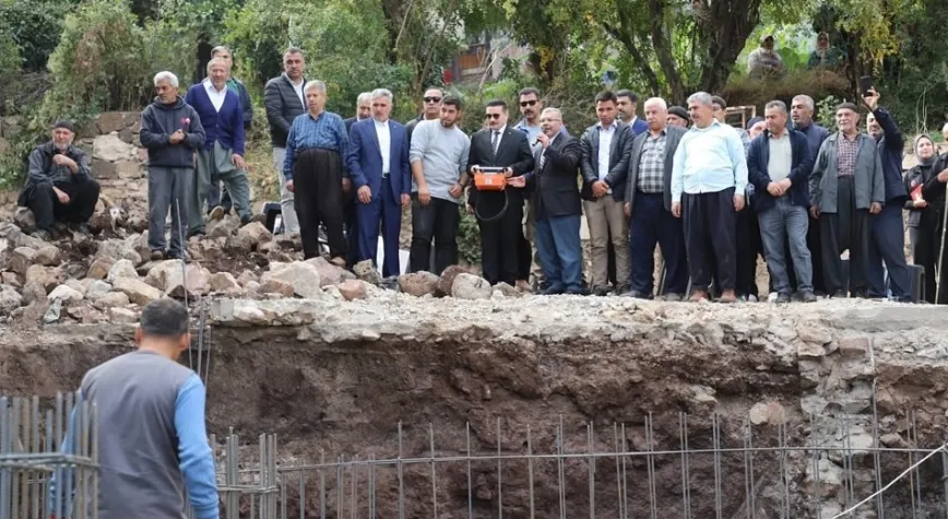 ZEYTİNOBA CAMİNİN TEMELİ TÖRENLE ATILDI