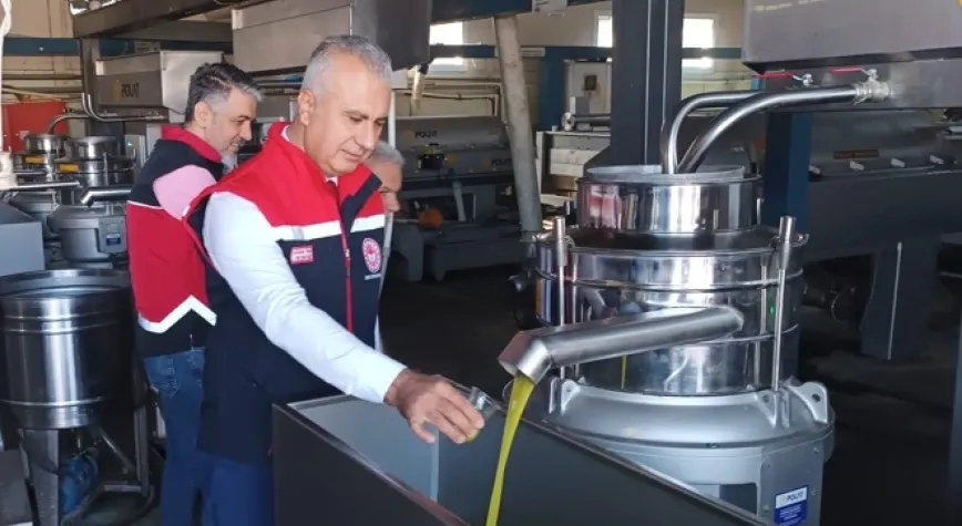 ZEYTİNYAĞI ÜRETİM TESİSLERİNDE İNCELEME