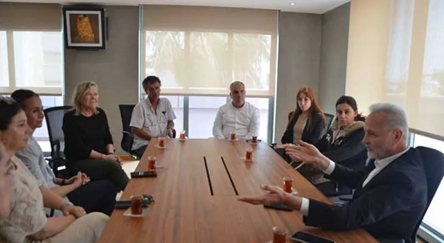 ZİYARETTE PROJELER GÖRÜŞÜLDÜ