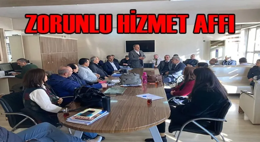BAYRAKDAR’DAN” ZORUNLU HİZMET AFFI” HATIRLATMASI