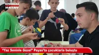 Hatay’da 40 Derece Sıcaklıkta Çocuklar Derede Serinledi