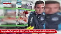 Fırtına Konteyneri Yola Savurdu: O Anlar Kamerada